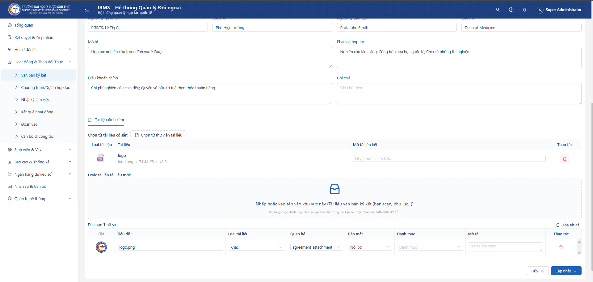 Tab Tài liệu đính kèm